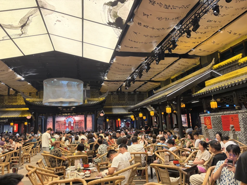 大旗茶館內部 Interior of Daqi Teahouse