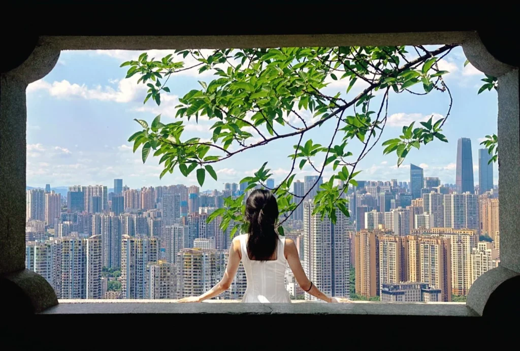 Camera Position for the City Window in Exiang Mountain Villa 鵝項山莊內的「城市之窗」機位