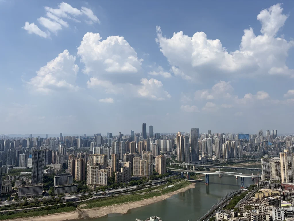the view from Kansheng Tower 瞰勝樓上看到的景觀
