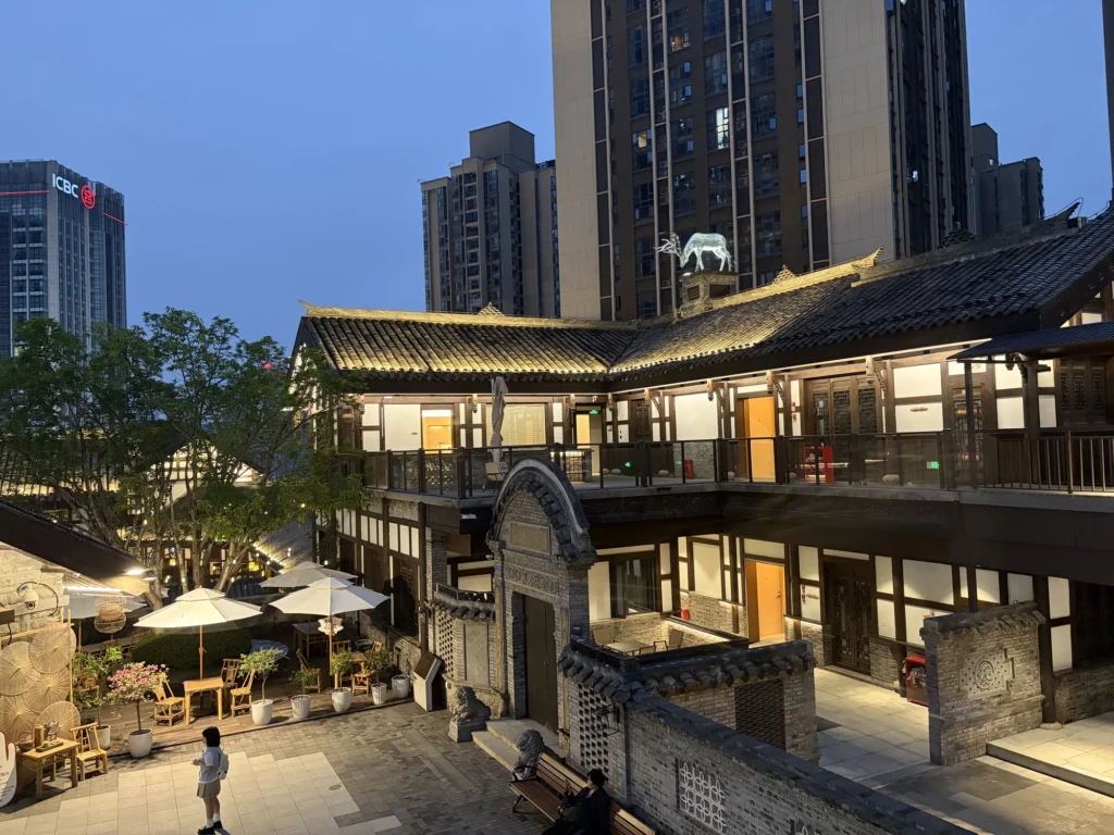 Night View of Danzishi Old Street 彈子石老街夜景