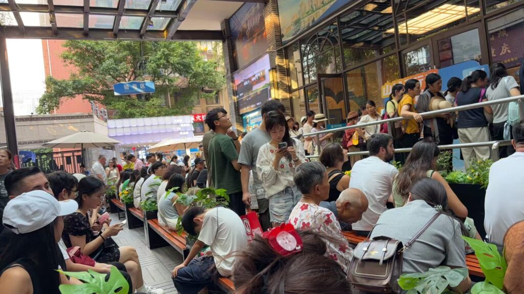 People Queuing at the Yangtze River Cableway North Station
長江索道北站的排隊人潮