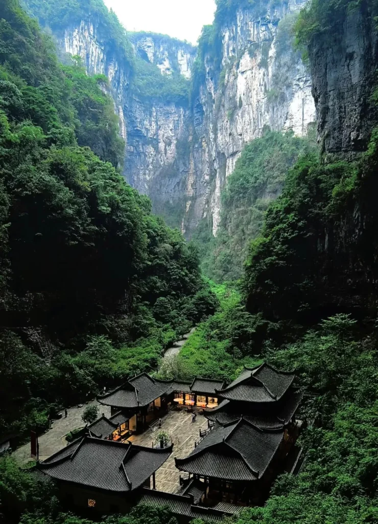 武隆天生三橋景區 Three Natural Bridges in Wulong